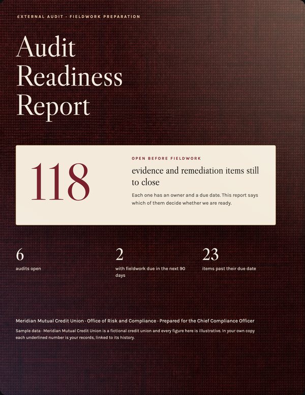 Illustrative cover for Audit Readiness Report